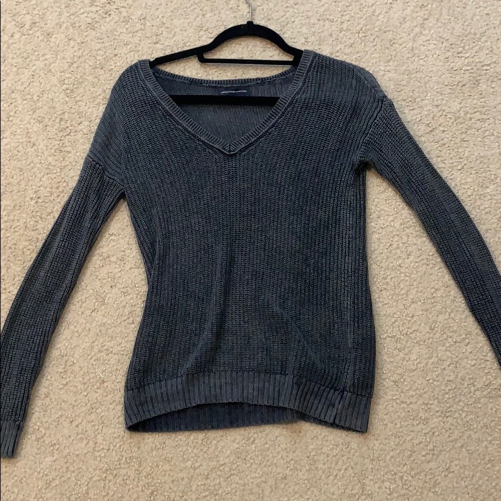 Gray Knit Sweater